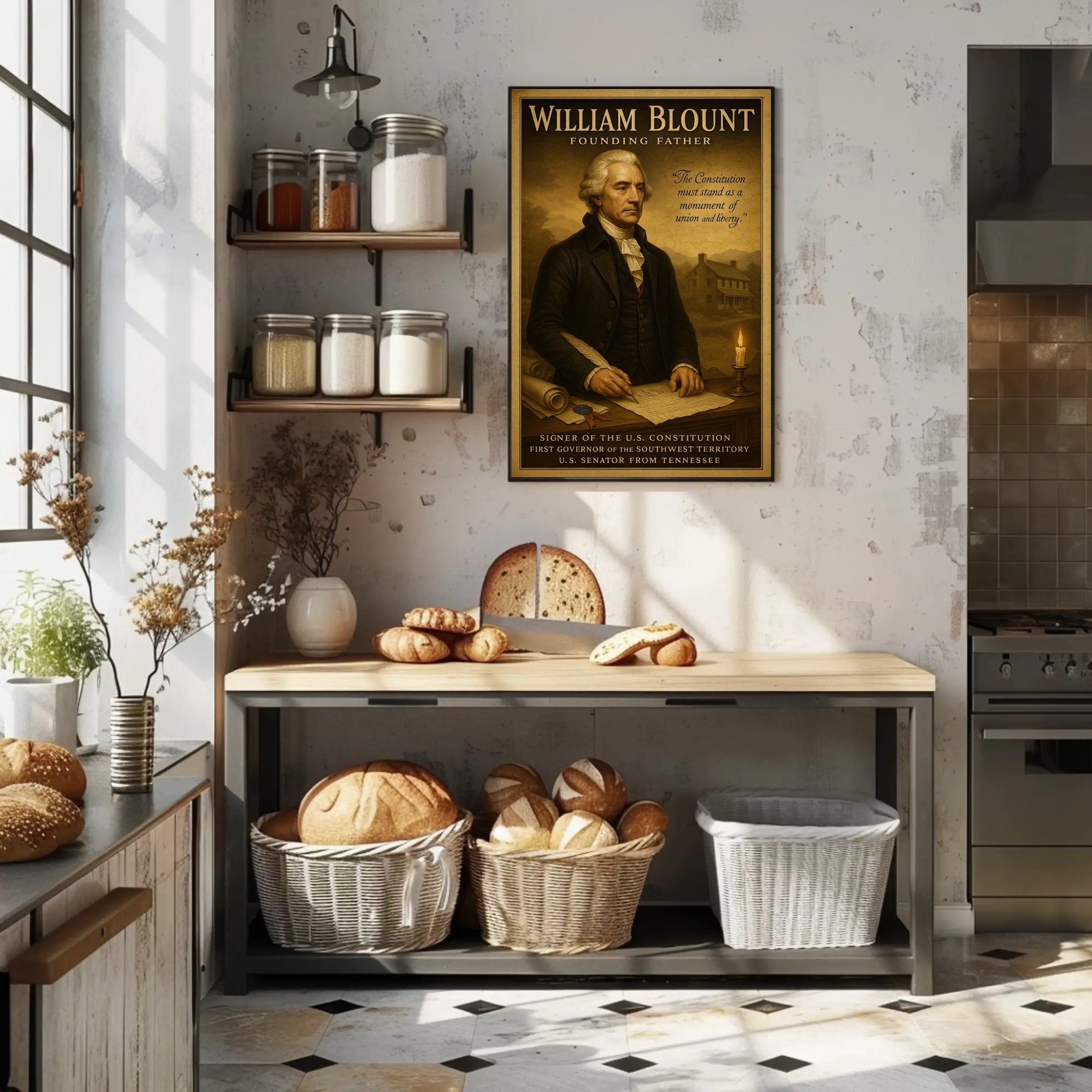 William Blount Vintage Historical or Presidential Poster PosterGoat