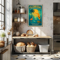 Florida Where Sunshine Meets the Sea Poster
