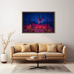 Prague Winter Wonderland Poster