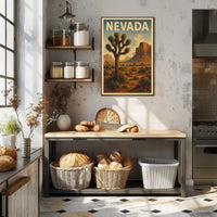 Nevada Desert Landscape Poster