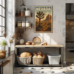 Nevada Desert Landscape Poster