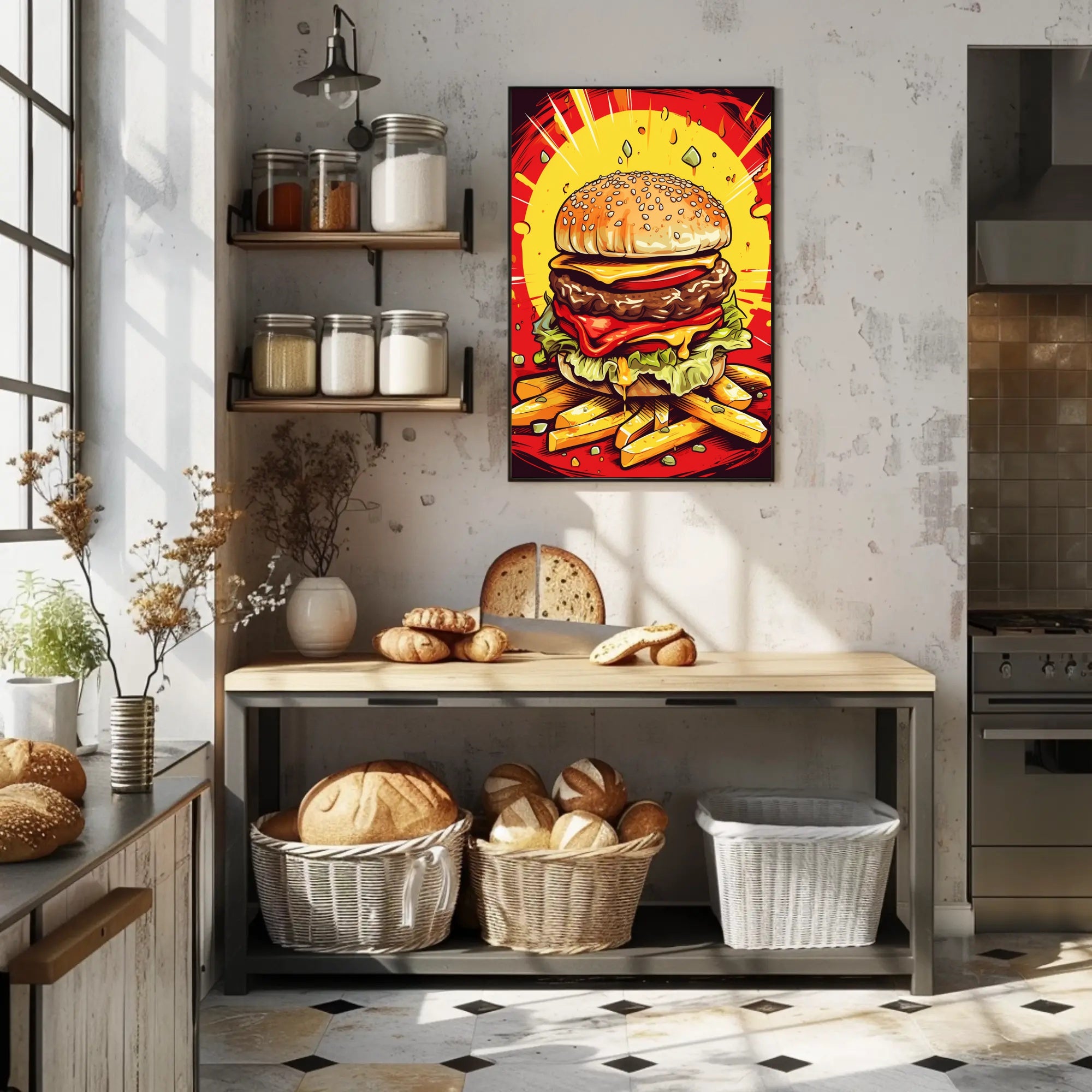 Burger Bliss Poster PosterGoat