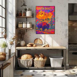 South DakotaS Vibrant Tribute Poster