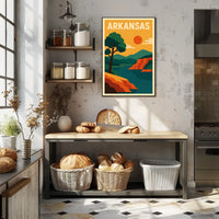 Arkansas Scenic Landscape Poster