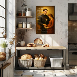 Saint Gerard Majella Poster PosterGoat