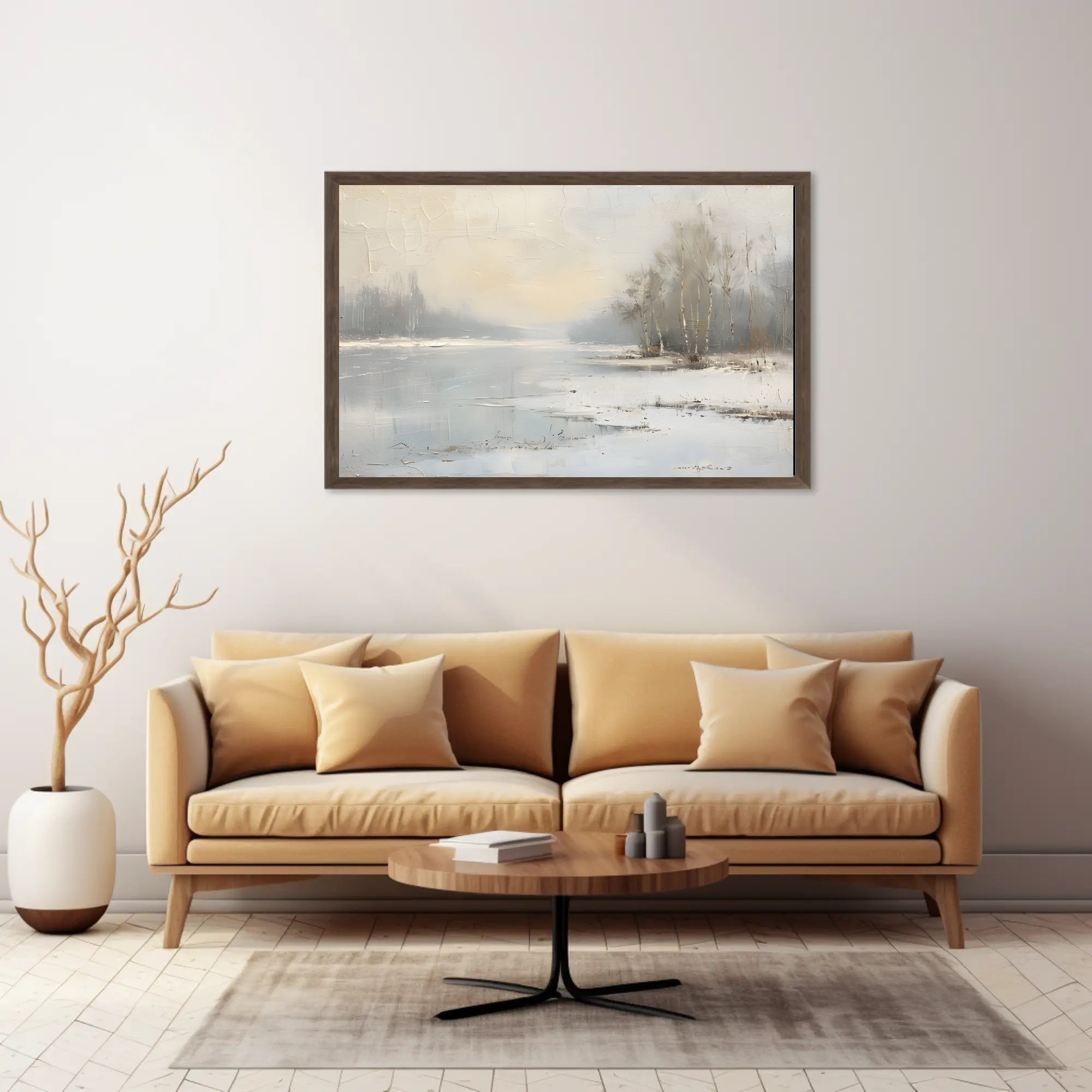 Tranquil Winter Landscape Poster