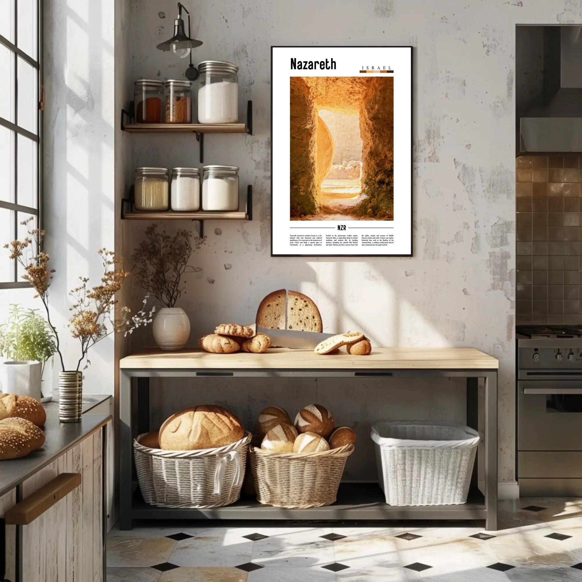 Nazareth Pilgrimage Cultural Heritage Poster PosterGoat