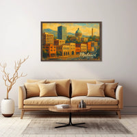 Malawi Cityscape Travel Photography Poster