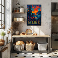 Maine Adventure Poster