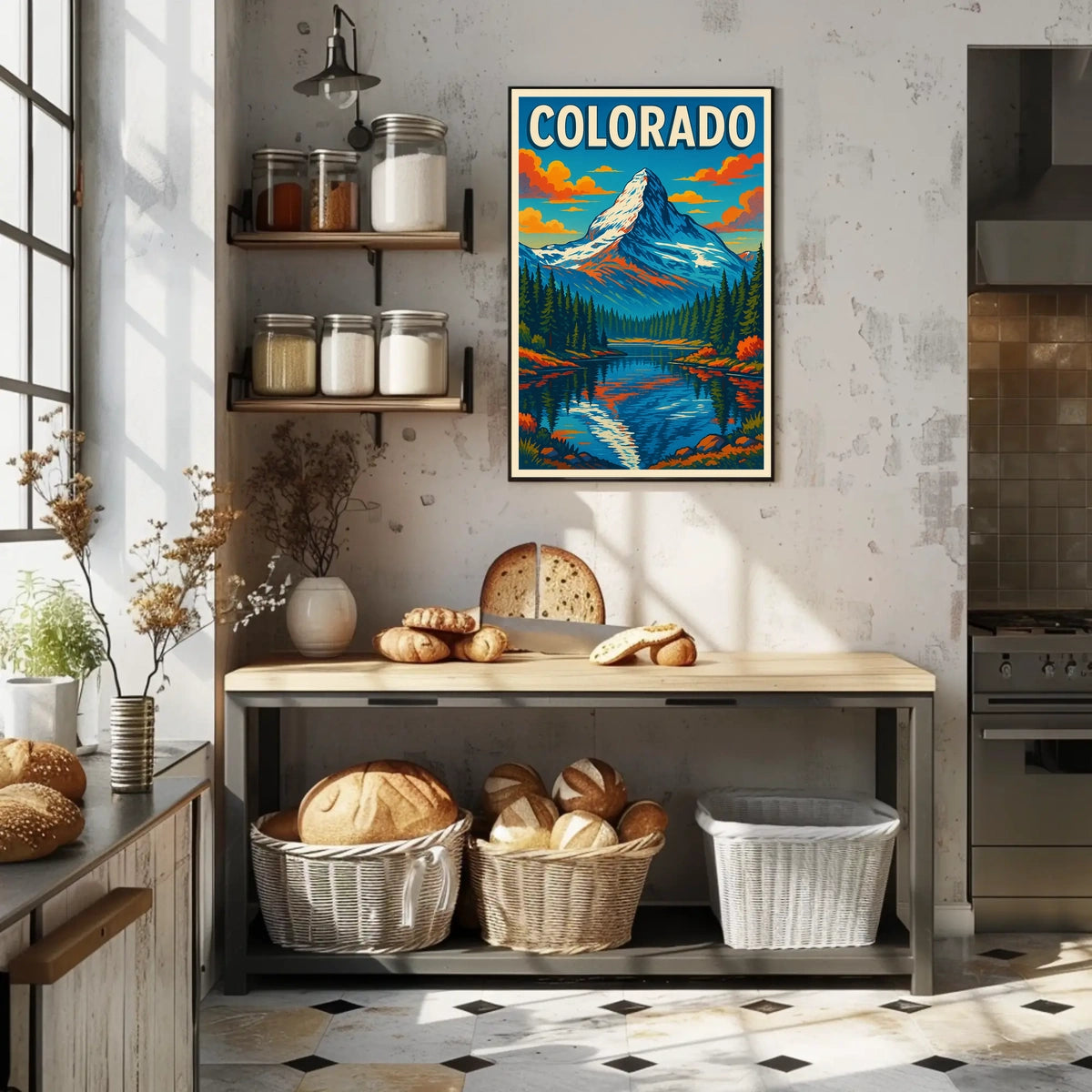 Colorado Mountain Landscape Poster