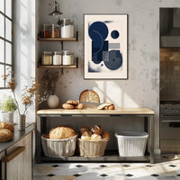 Vintage Architectural Silhouettes Art Poster