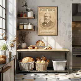 Benjamin Harrison 23Rd President Poster
