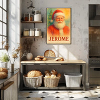 Christmas Cheer Santa Claus Holiday Magic Cultural Poster