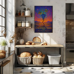 Colchagua Valley Vineyard Art: Mystical Chilean Landscape