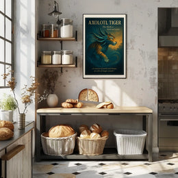 Axolotl Tiger The Myth of Land and Water Poster