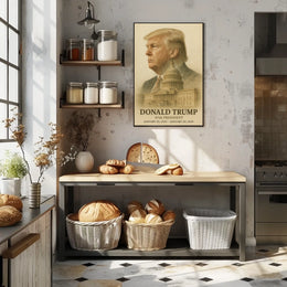 Trump Visionary Capitol Photography Realism Poster