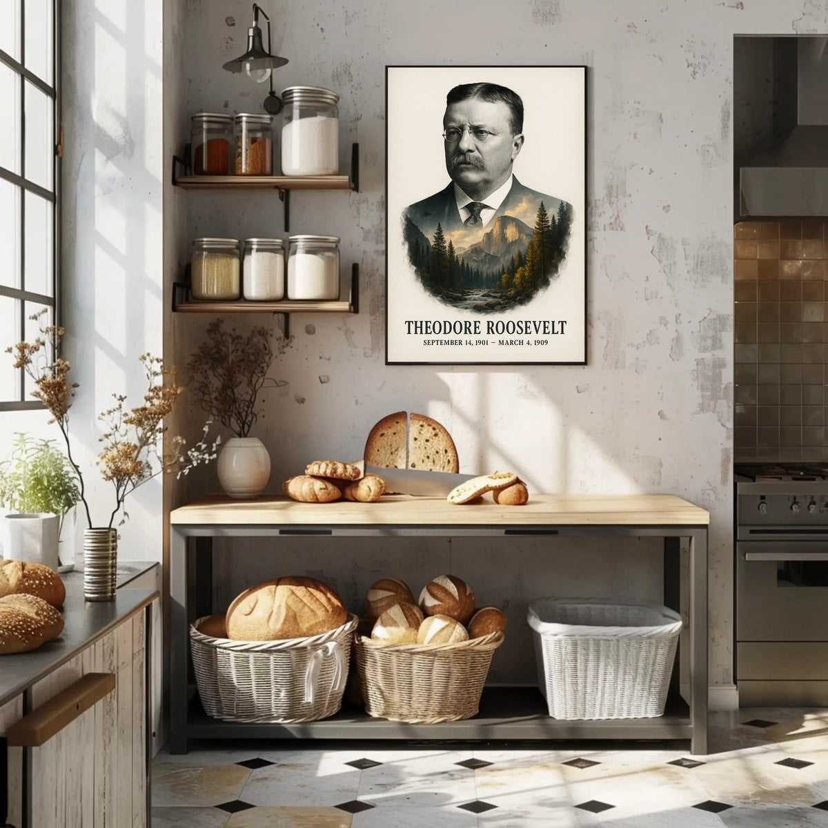 Theodore Roosevelt 26th President of the United States Reflections Poster