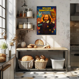 William Shakespeare – English Poet, Playwright, and Actor Poster PosterGoat