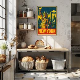New York Iconic Skyline Poster