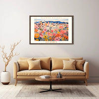 Istanbul Cityscape with Flowers - Urban or Cityscape Poster