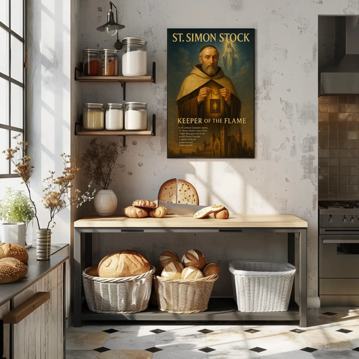 St. Simon Stock Keeper Of The Flame Poster