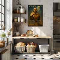 St. Simon Stock Keeper Of The Flame Poster