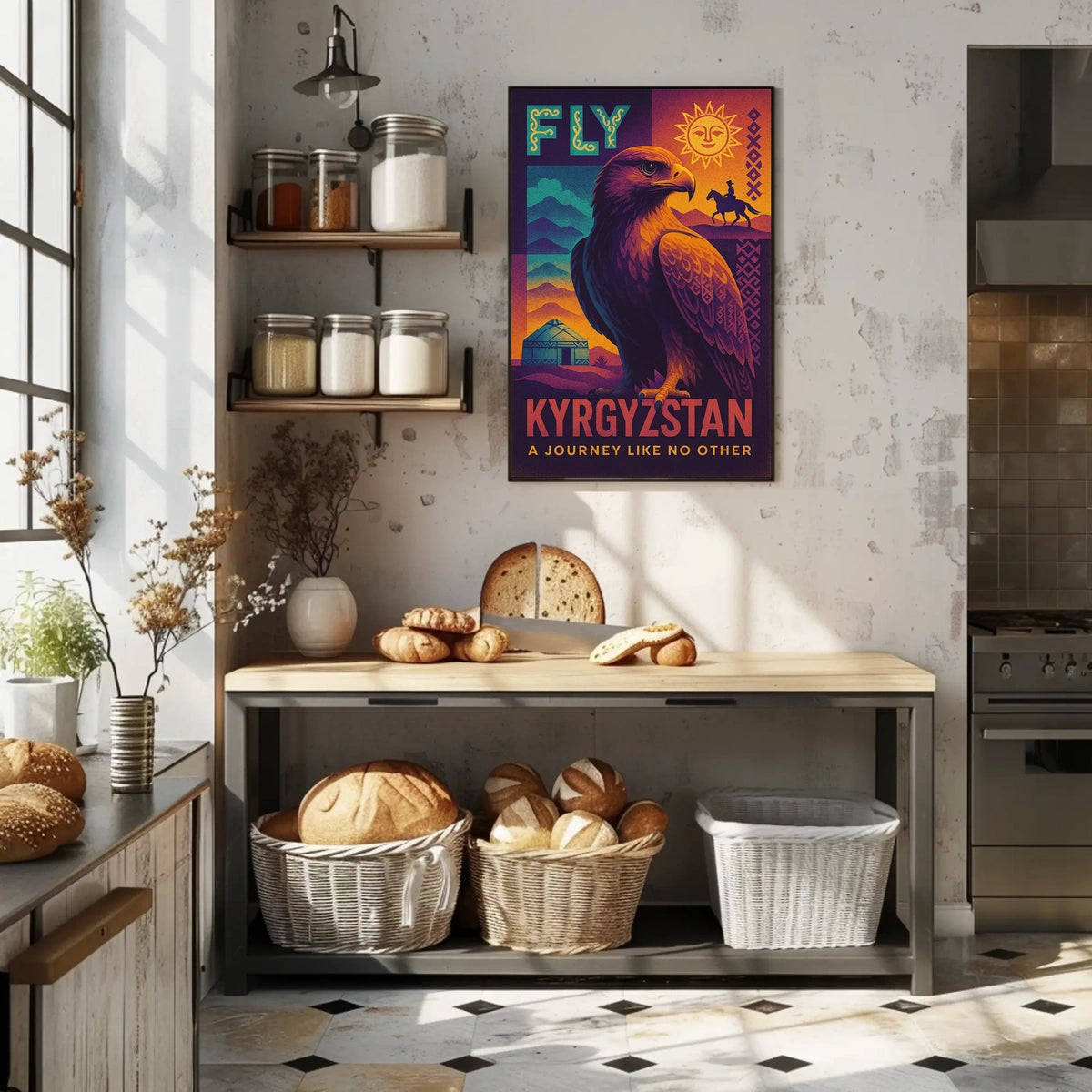 Fly Kyrgyzstan A Journey Like No Other Poster