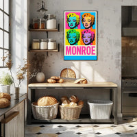 Pop Art Icon Monroe Poster PosterGoat