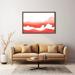 Abstract Desert Landscape Minimalist Poster Art Print