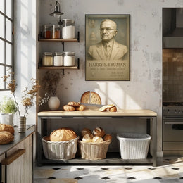 Harry S. Truman Presidential Legacy Poster
