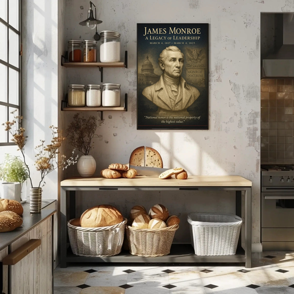 James Monroe A Legacy Of Leadership Poster