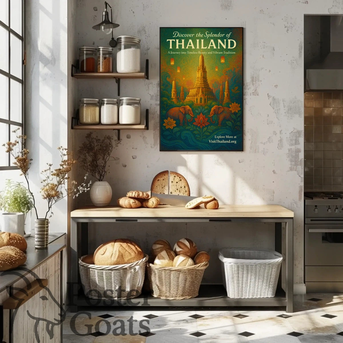 Thailand's Vibrant Wonders: Travel Poster