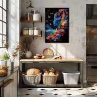 Surreal Cosmic Underwater Artistry Abstract, Artistic, or Pop Culture Poster
