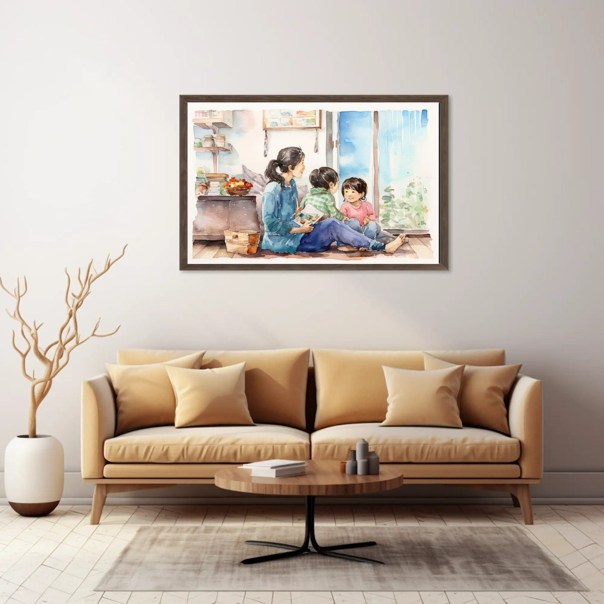 A Cozy Afternoon at Home Poster