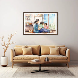 A Cozy Afternoon at Home Poster