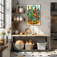 Discover New York City Iconic Landmarks Illustration