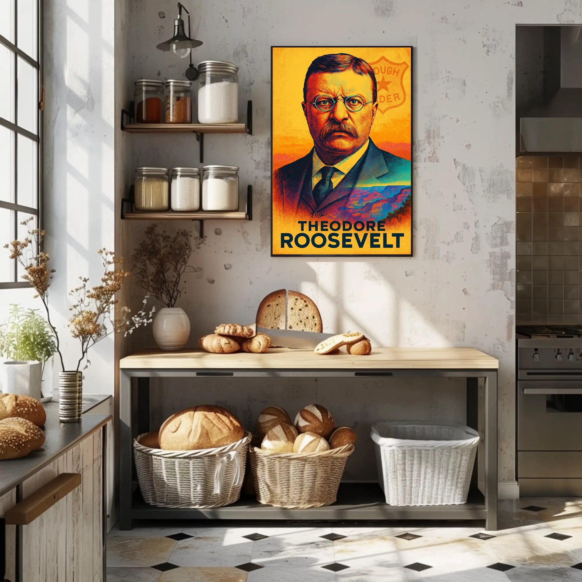 Rough Rider Bold Art Historical or Presidential Poster