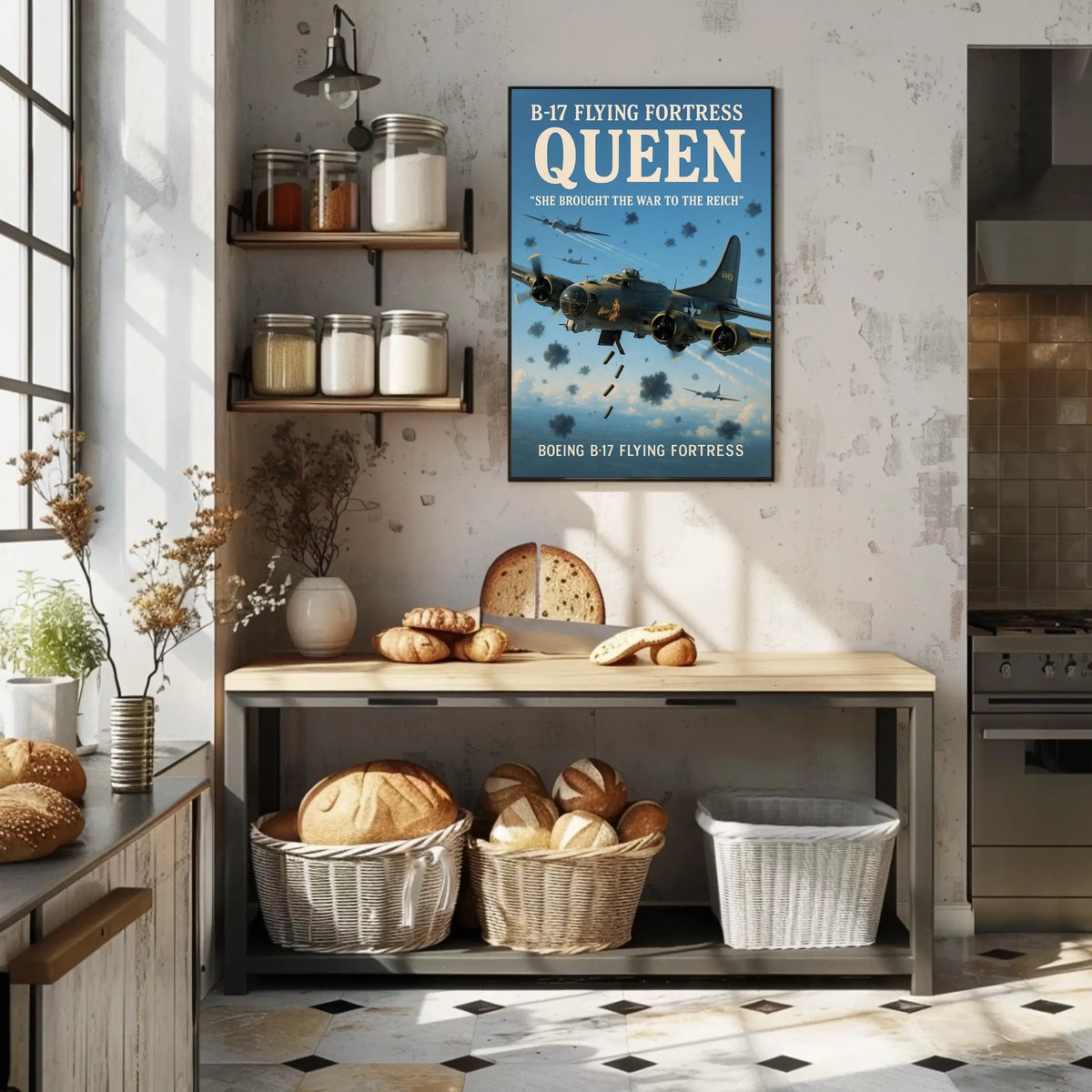 B-17 Flying Fortress Queen Poster