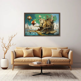 Surrealistic Dreamscape Art Poster, Fantasy or Mythology Poster