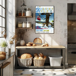 Ski Heavenly Valley Poster PosterGoat