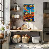 Portland, Maine Lighthouse Poster