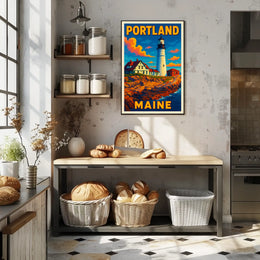 Portland, Maine Lighthouse Poster