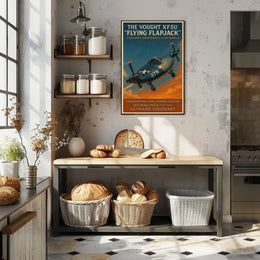 The Vought Xf5U Flying Flapjack Poster