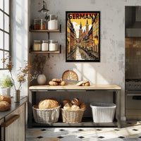 Germany Scenic Street View Poster