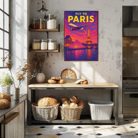 Fly to Paris Poster