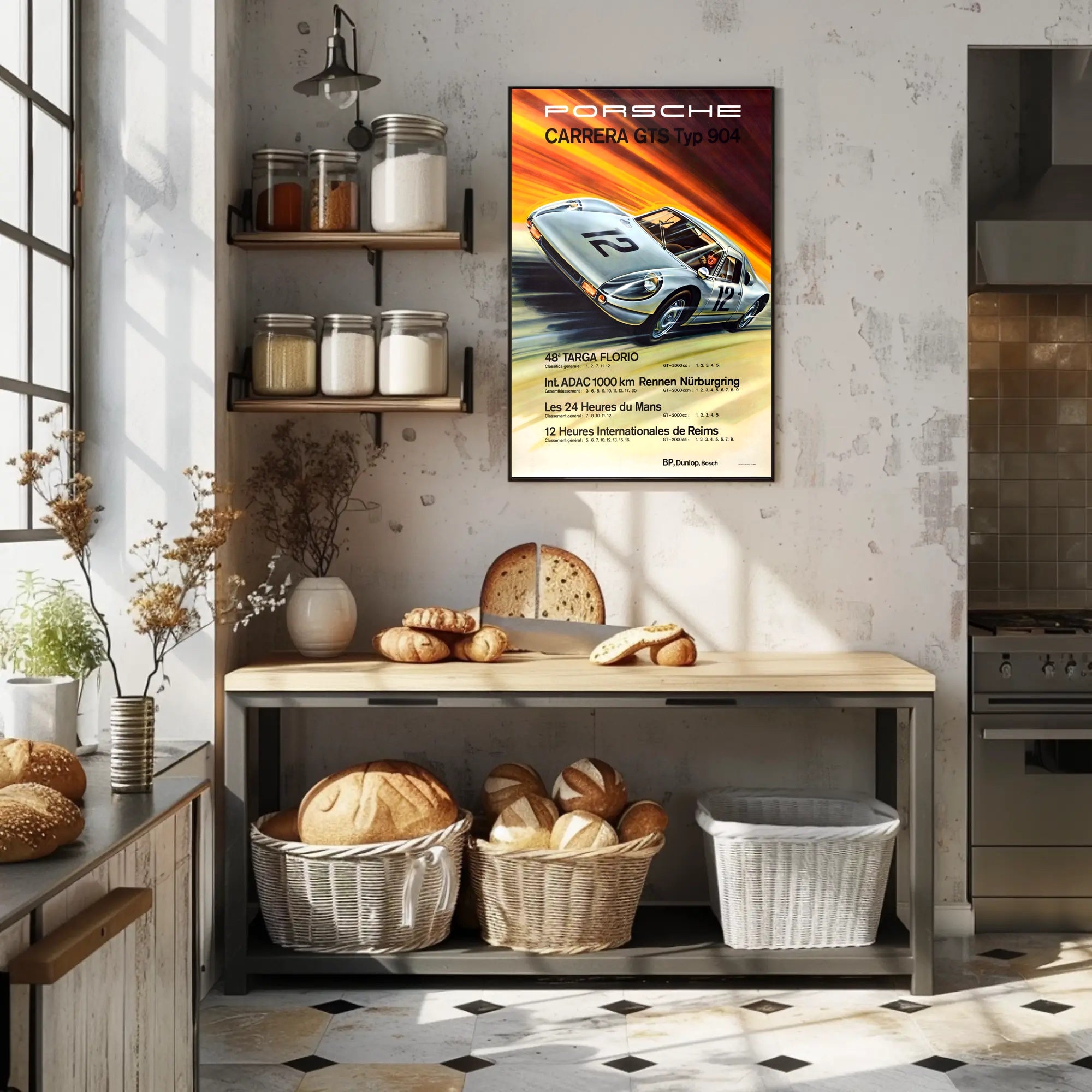 Porsche Carrera GTS Typ 904 Racing Achievements Poster