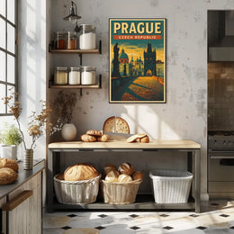 Prague A Timeless Cityscape Poster
