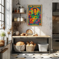Celebrating Jim Thorpe A Legendary Athlete Poster