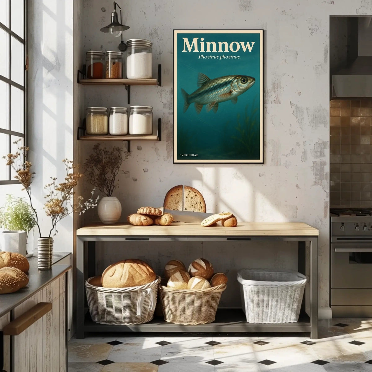 Minnow Phoxinus Phoxinus Poster