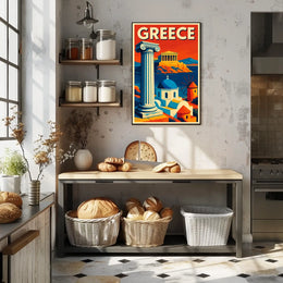 Greece A Timeless Journey Poster